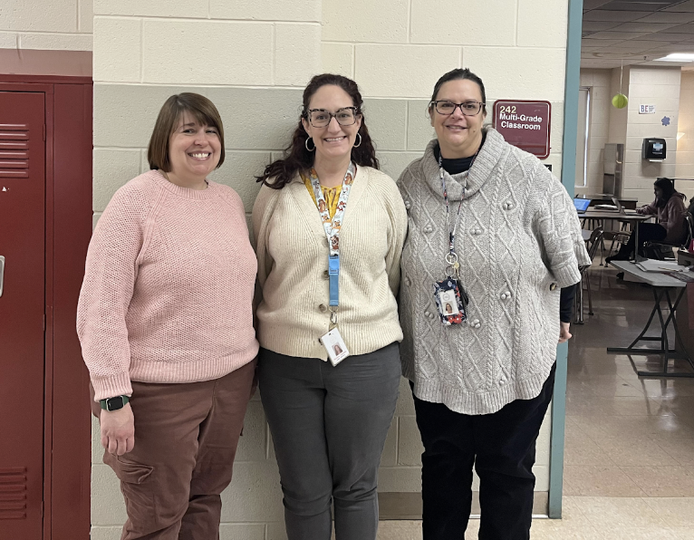 These are our newspaper teachers (From left to right, Mrs. Grimley, Mrs. Penzone, and Mrs. Morris)